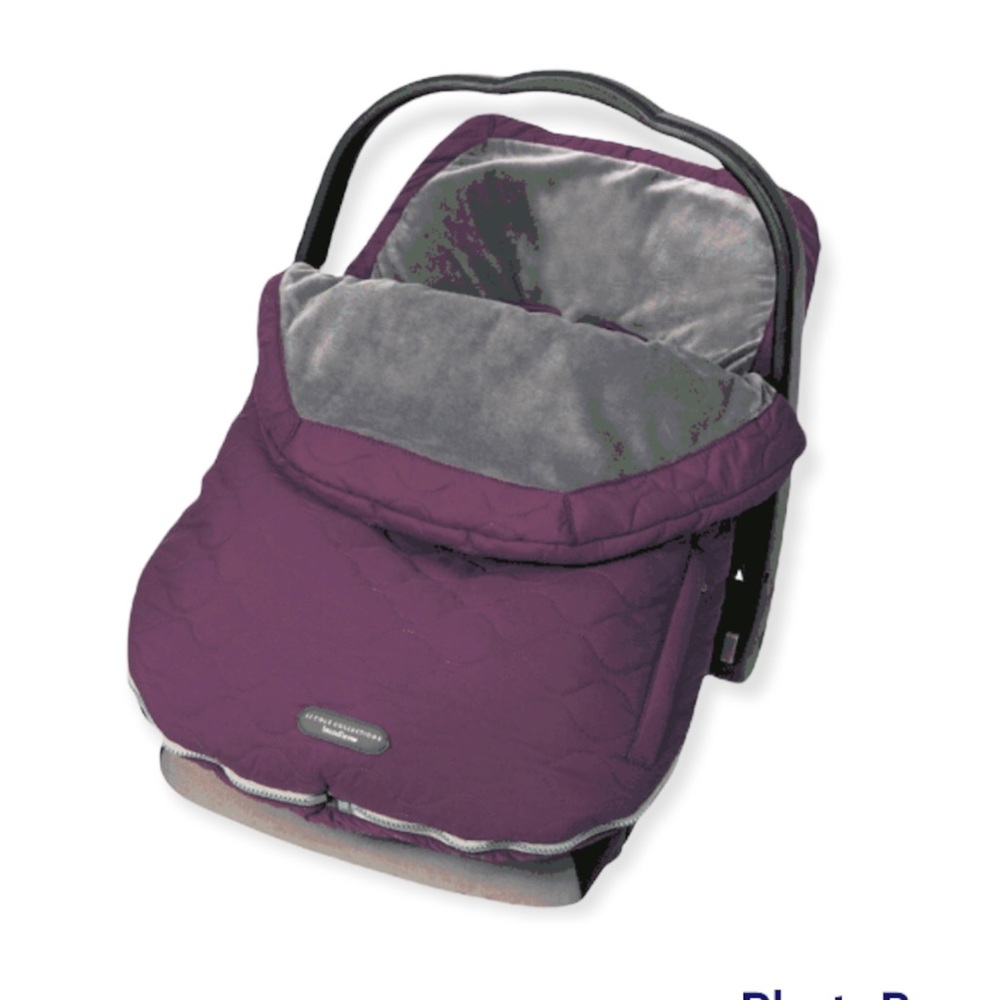 JJ Cole Collections Bundleme Baby Car seat Cover Plumberry Color
